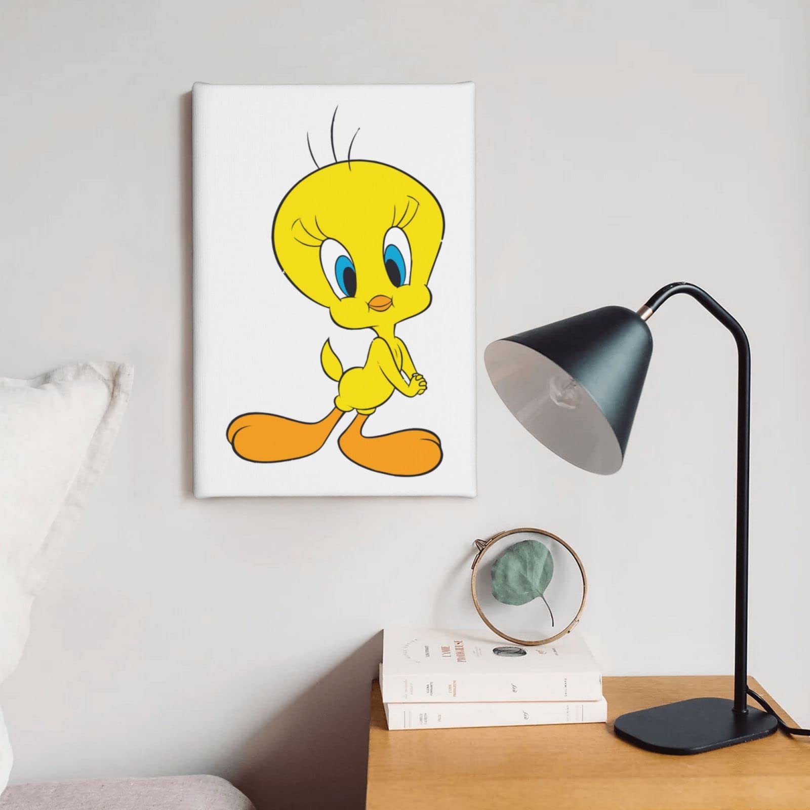 Amazon.co.jp: フレーム無し絵画 トゥイーティー アートパネル